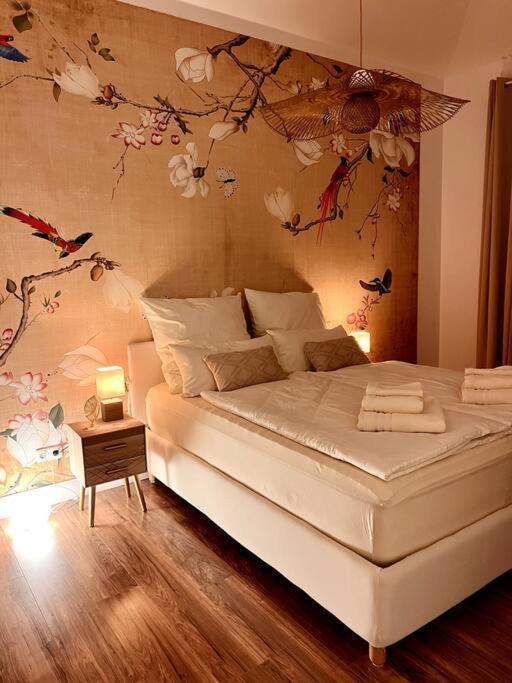 Bali Home Stylische Wohnung Mit Terrasse Schönefeld Exterior foto